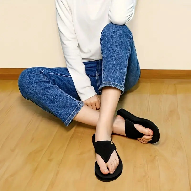 Flora Knit Flip-Flops