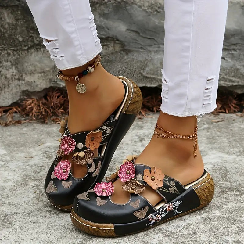 Flora Slip-On Wedges