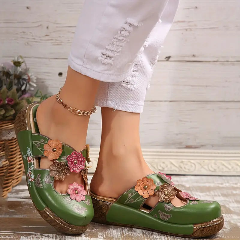 Flora Slip-On Wedges