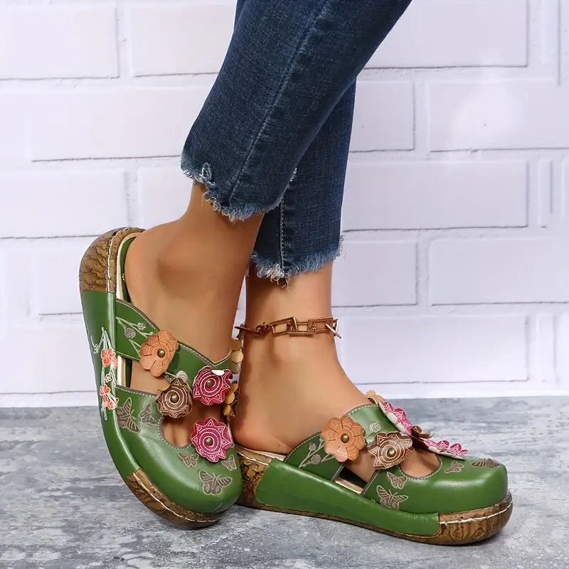 Flora Slip-On Wedges