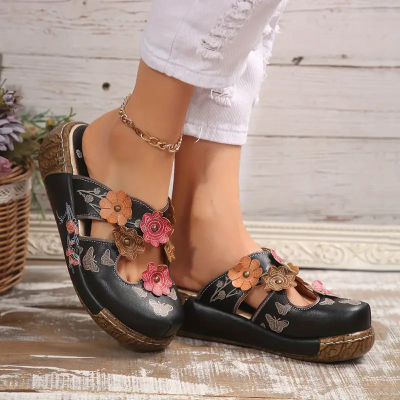 Flora Slip-On Wedges