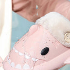 Fluffy Shark Slides – Unisex Non-Slip Winter Slippers