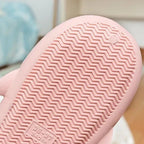 Fluffy Shark Slides – Unisex Non-Slip Winter Slippers