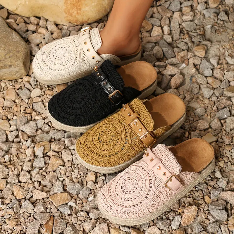 Geely Lace-Up Wooden Clogs