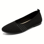 Hazel Stretch Knit Ballet Flats