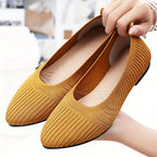 Hazel Stretch Knit Ballet Flats