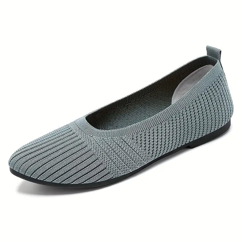 Hazel Stretch Knit Ballet Flats