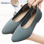 Hazel Stretch Knit Ballet Flats