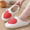 Heart Fleece Slippers