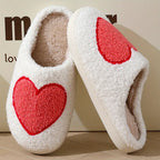 Heart Fleece Slippers