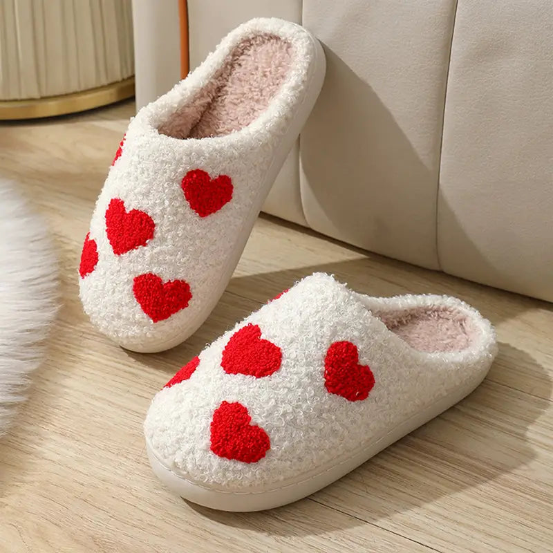 Heart Pattern Slippers