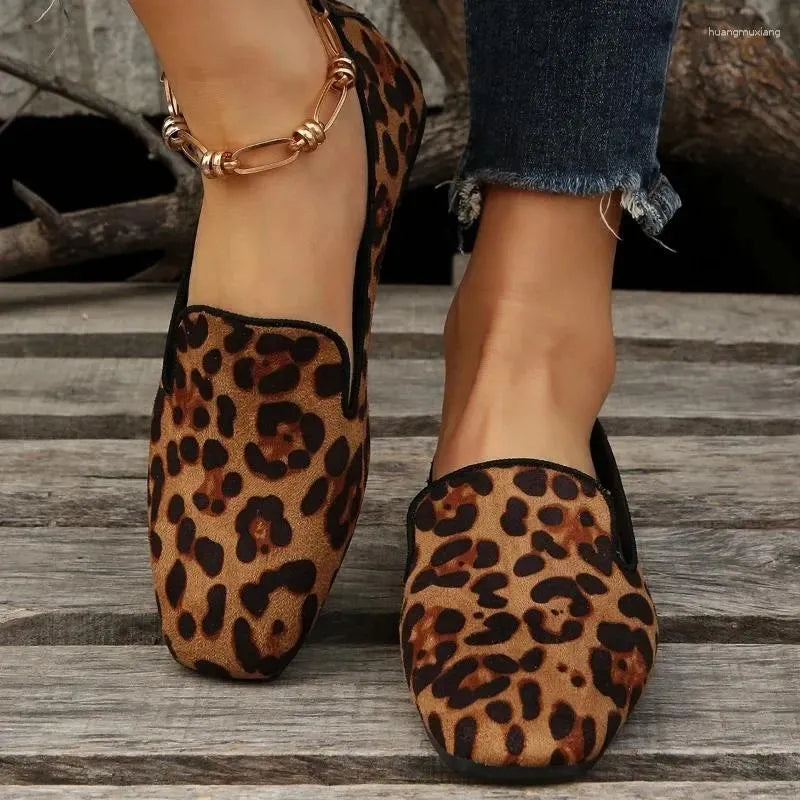 Leopard Flat Shoes