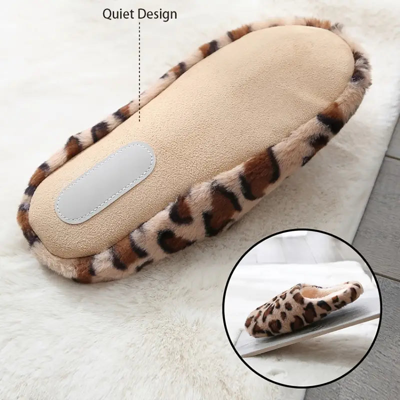 Leopard Print Slippers