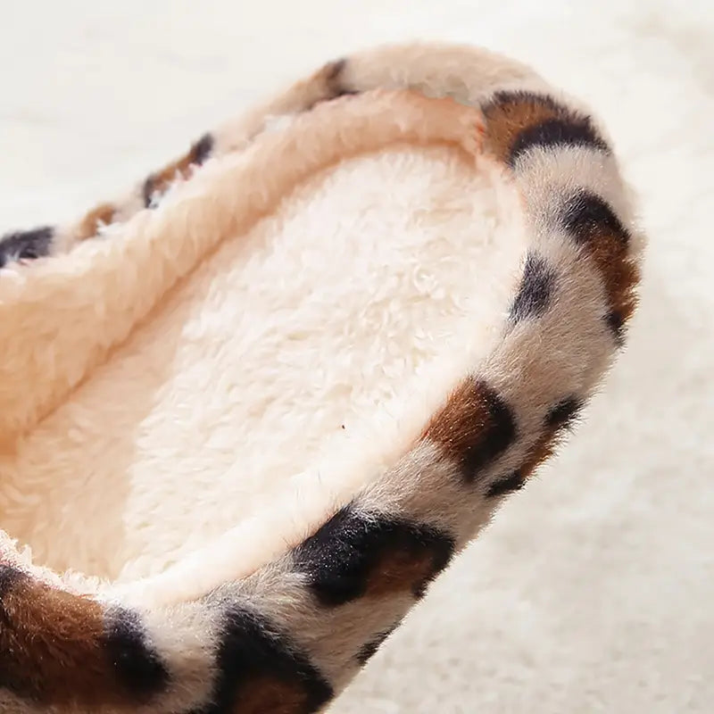 Leopard Print Slippers