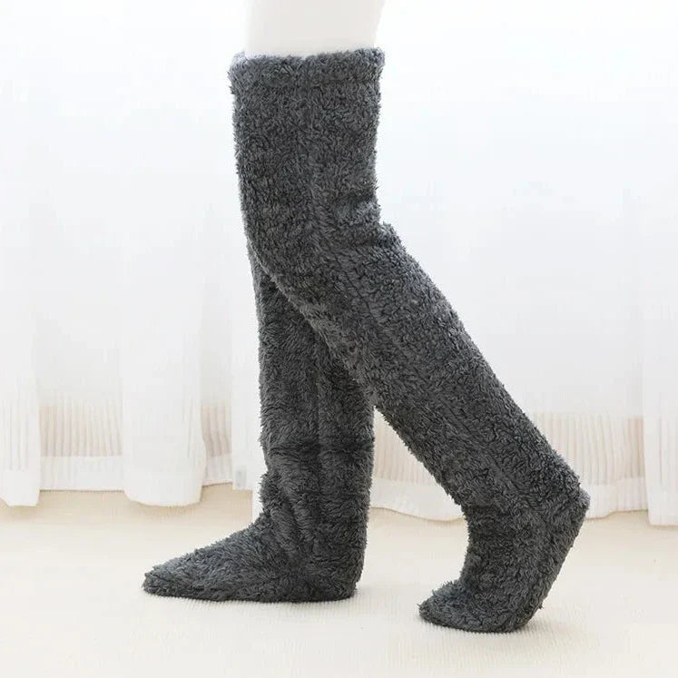 Long Fluffy Winter Socks