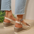 Loretta Bow Wedges