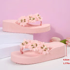 Maisie Blossom Wedge Flip-Flops