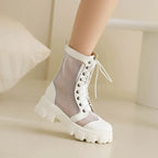Mesh Combat Boots