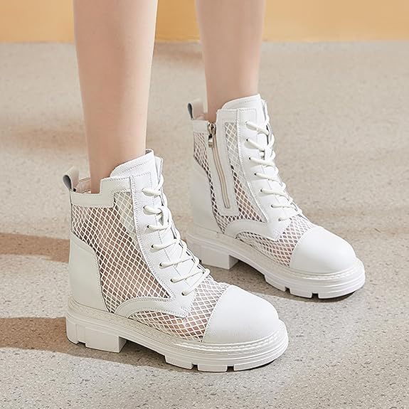 Mesh Combat Boots