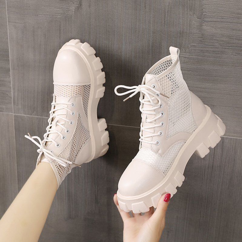 Mesh Combat Boots