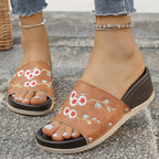 Miriam Floral Wedges