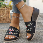 Miriam Floral Wedges