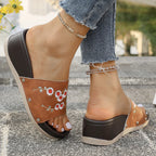 Miriam Floral Wedges