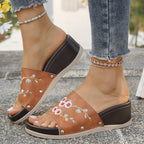 Miriam Floral Wedges