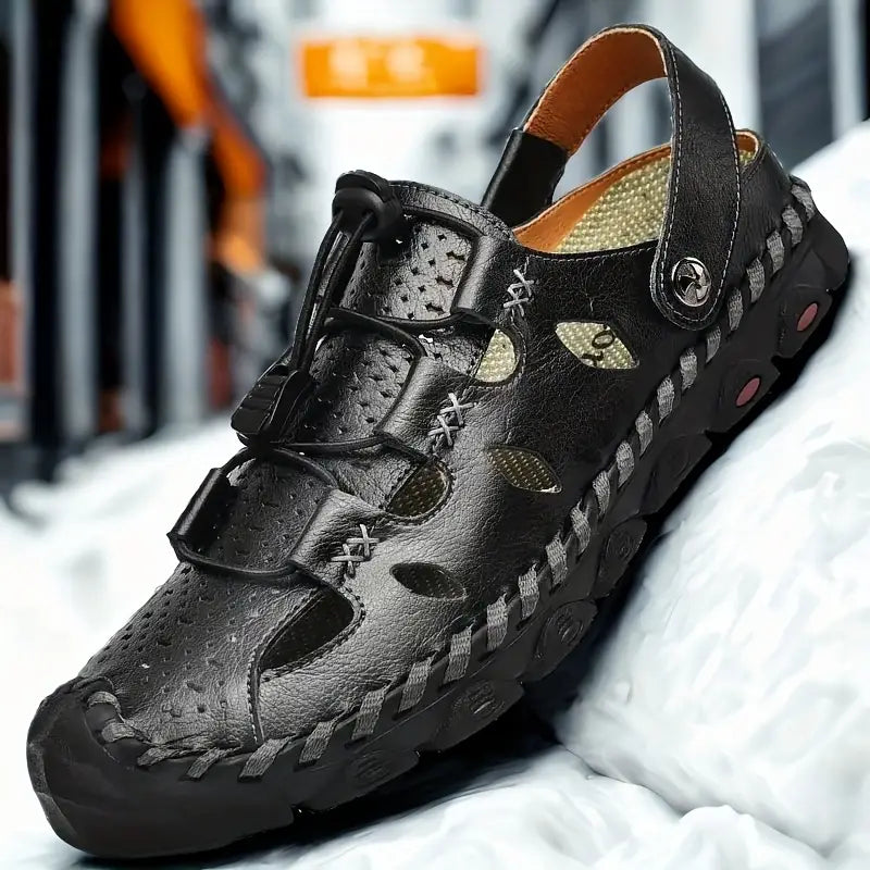 Nomad Trek Leather Fisherman Sandal