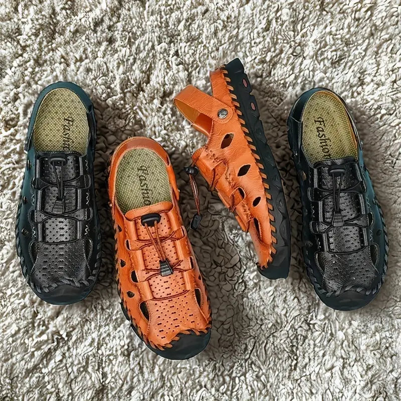 Nomad Trek Leather Fisherman Sandal