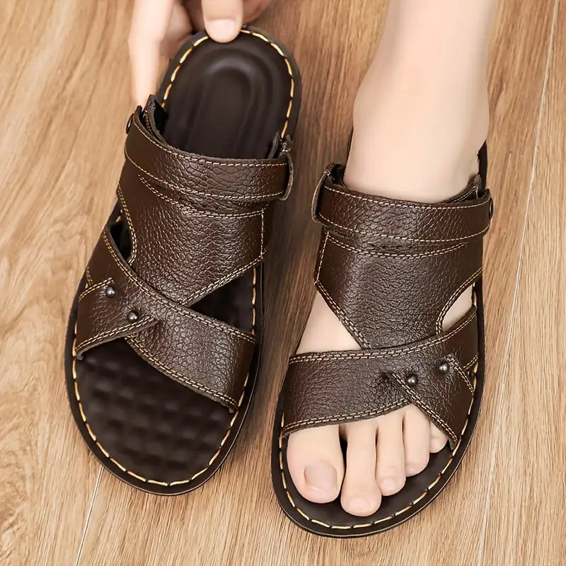 Non-Slip Leather Sandals