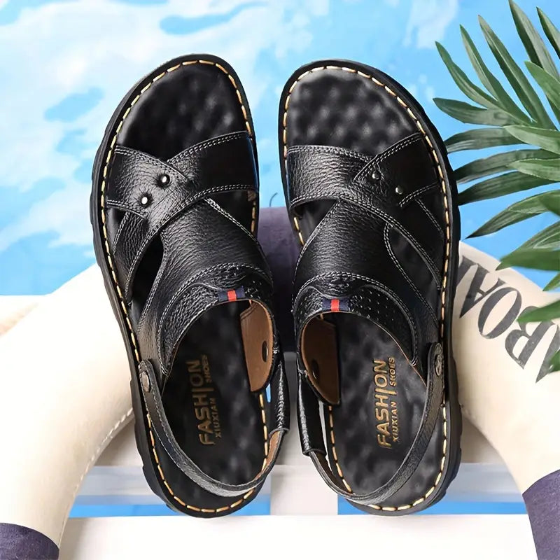 Non-Slip Leather Sandals