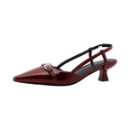 Patent Slingback Pump