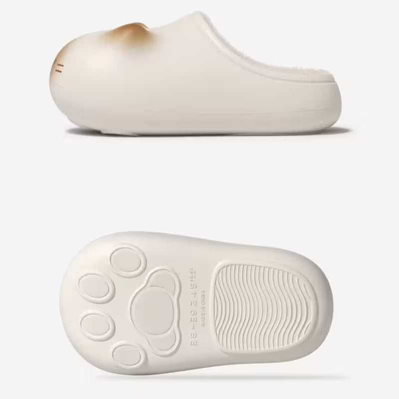 Paw Print Slippers