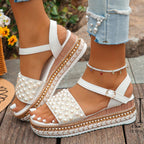 Pearl Luxe Wedges