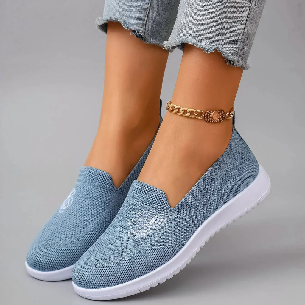 Petal Mesh Slip-On Sneakers