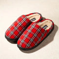Plaid Comfort Winter Slippers