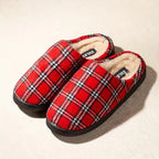 Plaid Comfort Winter Slippers