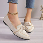 Pointed-Toe Ballet Flats