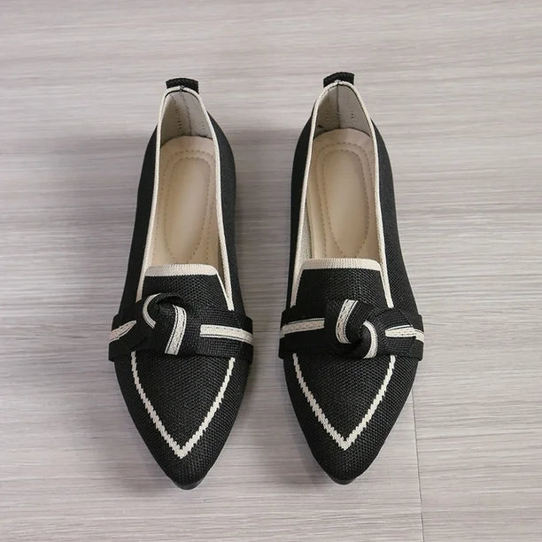 Pointed-Toe Ballet Flats
