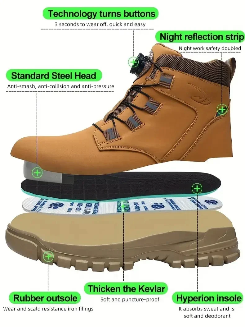 Puncture-Resistant Safety Boots