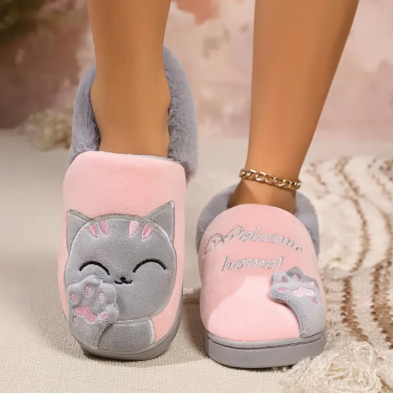 Purrfect Welcome Slippers