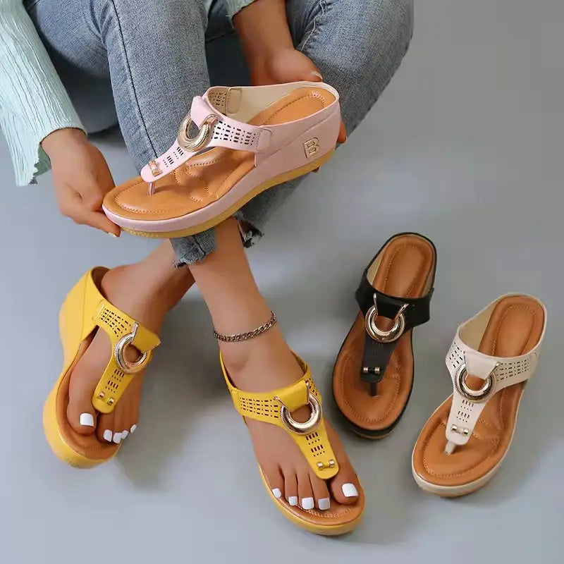 Ring Wedge Sandals