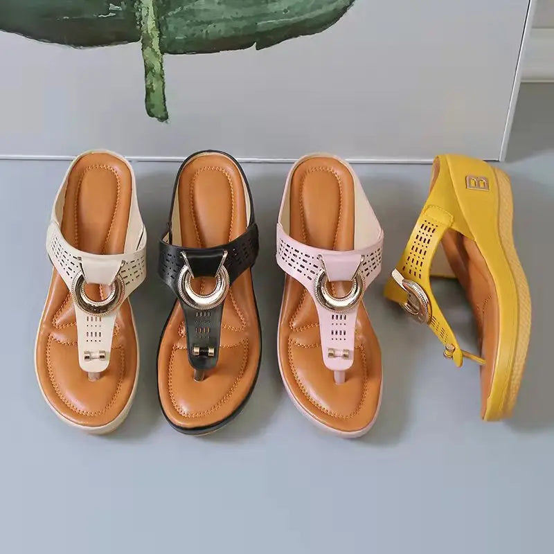 Ring Wedge Sandals
