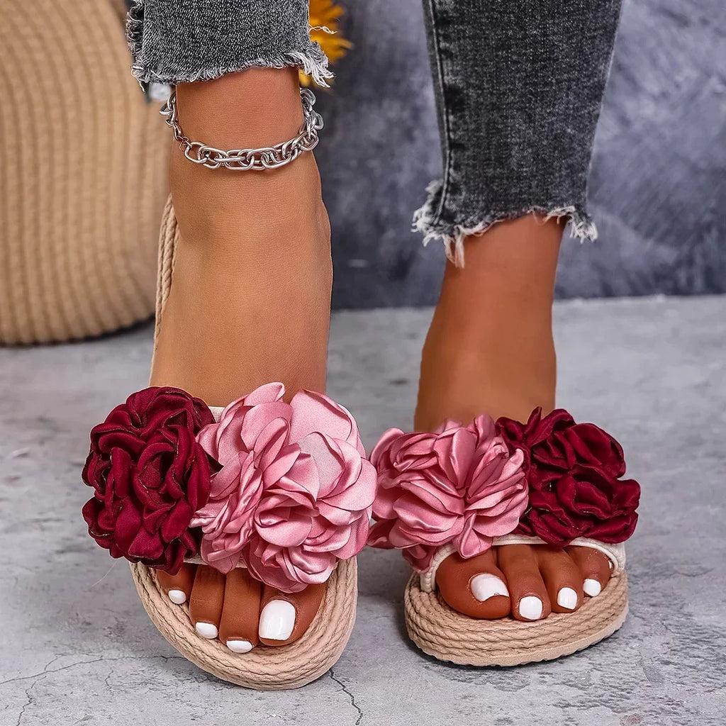 Rosalie Bloom Wedges
