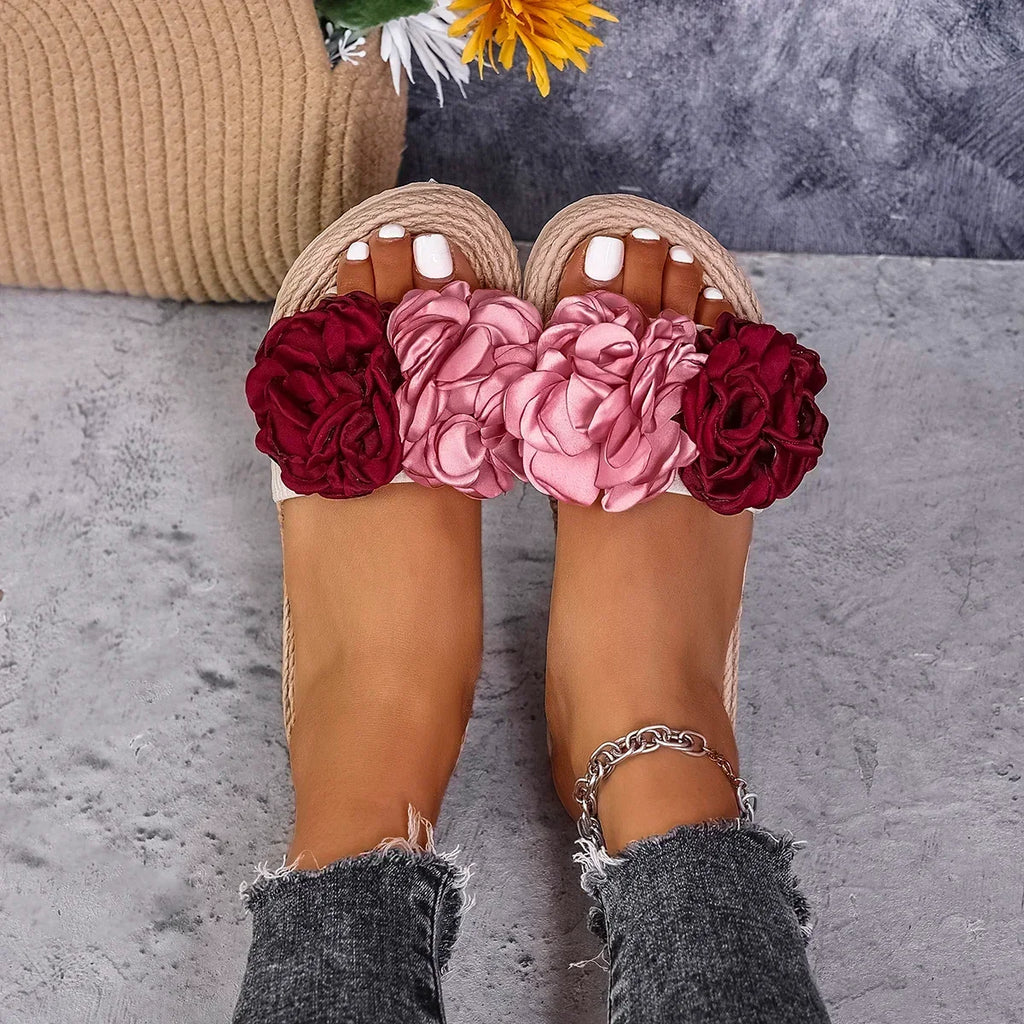 Rosalie Bloom Wedges