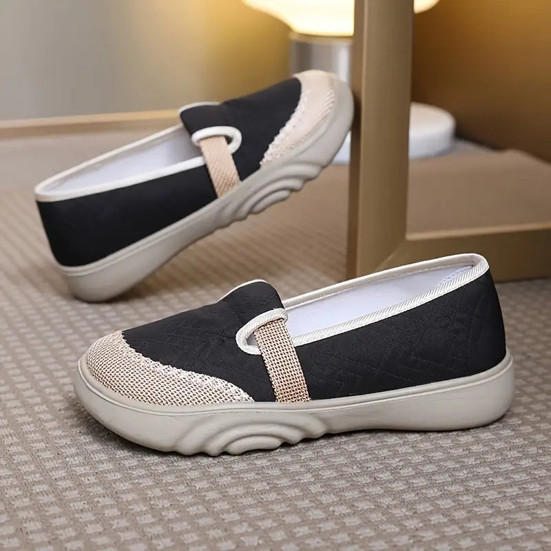 Round-Toe Slip-On Shoes