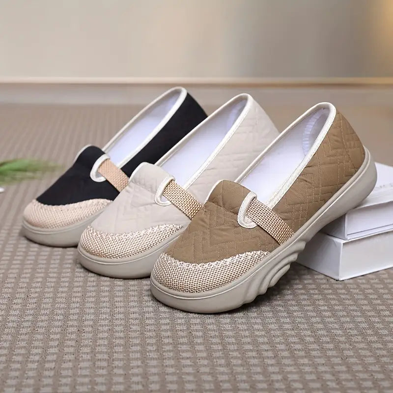 Round-Toe Slip-On Shoes