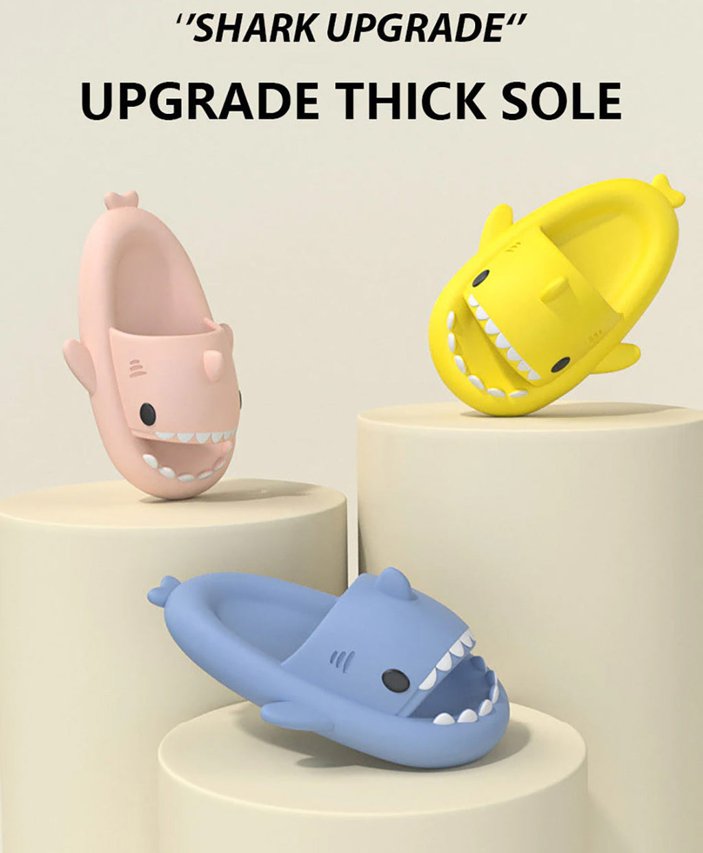 Shark Slides – Unisex Non-Slip Slippers