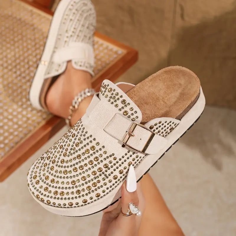 Starlit Buckle Clogs